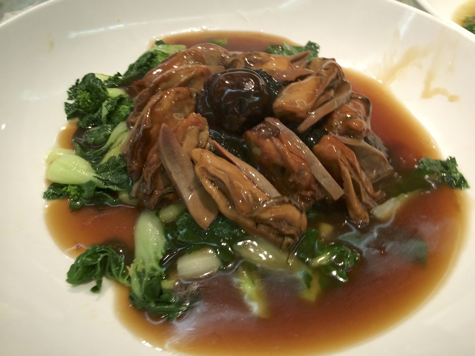 Traditional Chinese New Year Dish: Black Moss with Dried Oysters