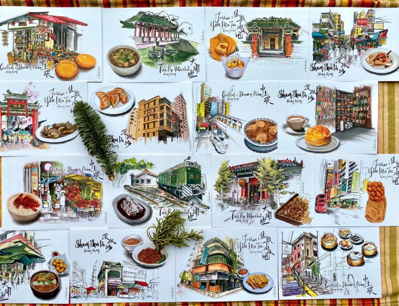 Send Your Loved Ones Hong Kong Foodie Postcards!